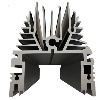 Black Anodizing Aluminium Heatsink Extrusion CNC Machining