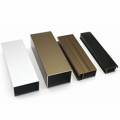 6061 6063 T5 T6 Extruded Aluminum CNC Frame For Glass Panel Anodized