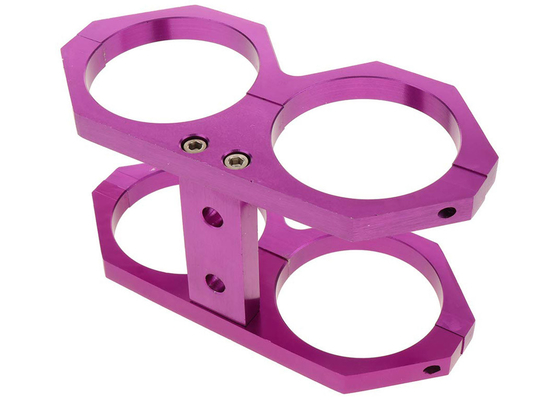 Custom Sports Car CNC Machining Service Twin Fuel Pump Mounting Bracket