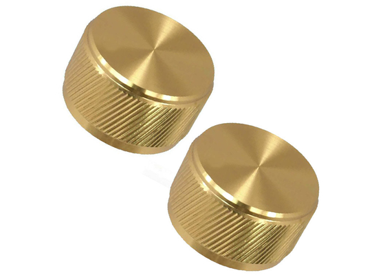 Smart Electronics Aluminum Alloy Metal Switch Tip Knurled Rapid Prototype Machining